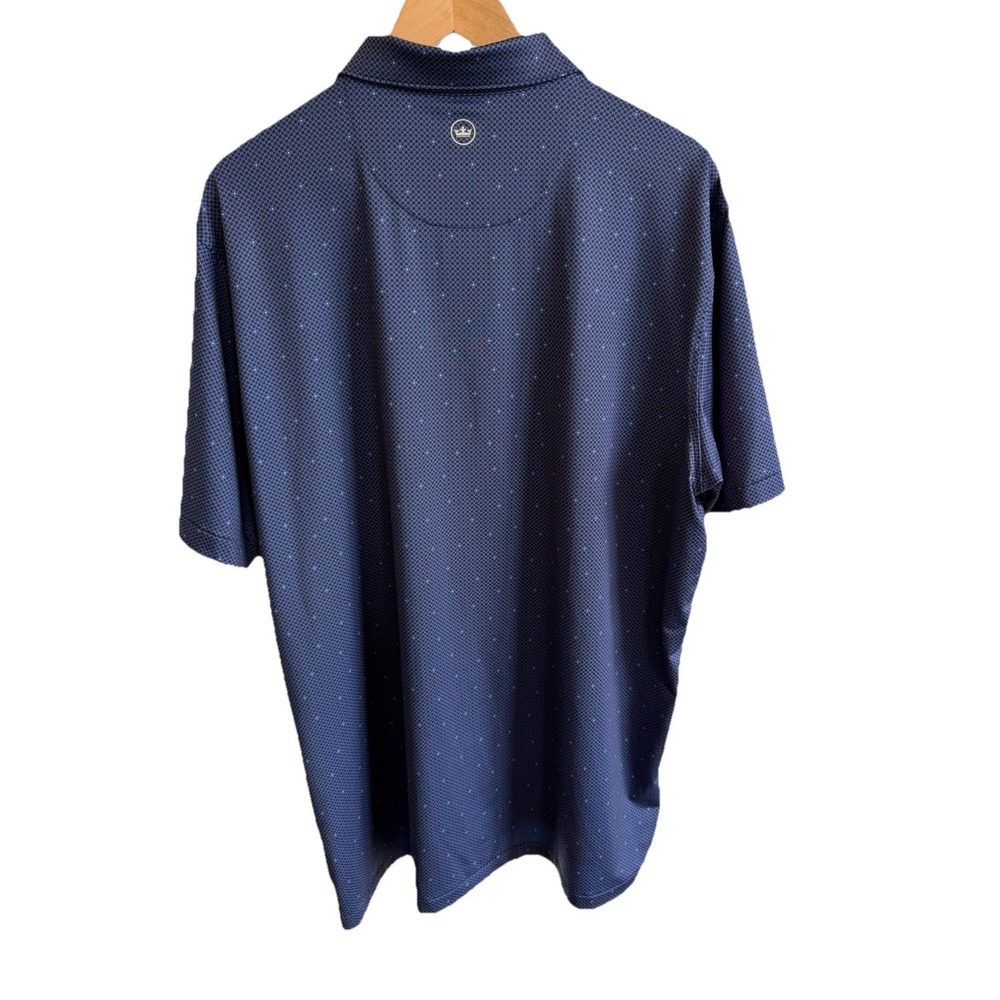 Peter Millar Summer Comfort Polo Shirt Mens XL Water Color 30A Golf Watercolor - Picture 4 of 6